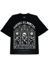 Black Cat and Bat Graphic T-shirt for Halloween - DIAI