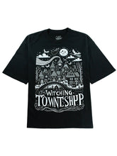 Breathable DTG printed Graphic Witching Town T-shirt - DIAI