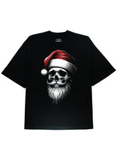 Celebrate Christmas with this Graphic Black Tee featuring Santa Claus and Soft Cotton Fabric - DIAI