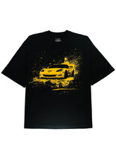 DIAI-Drive in Style Yellow Sports Car Inspired Black Tees
