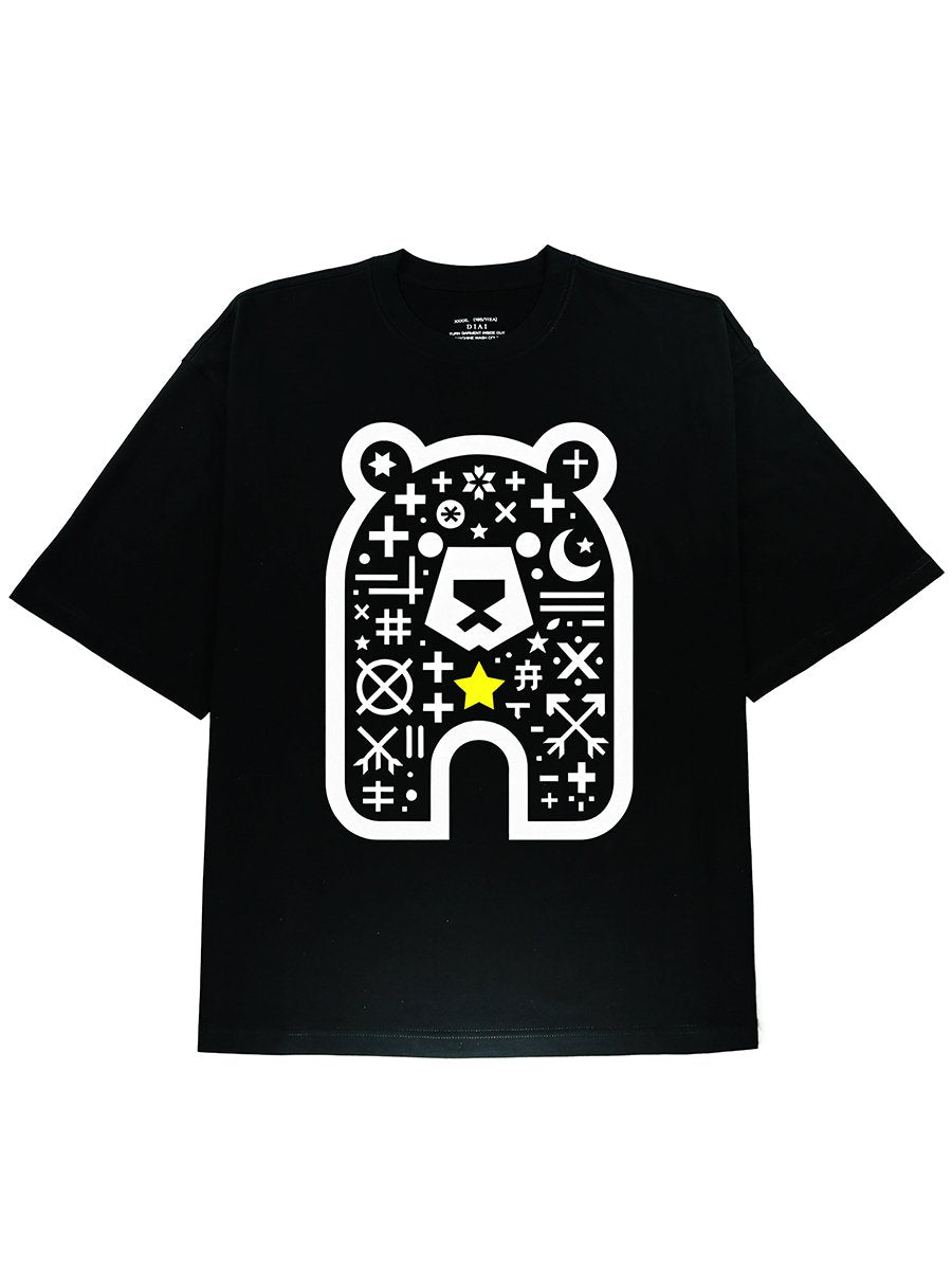 Experience Comfort in Style with Black T-Shirt for Wildlife Enthusiasts - DIAI