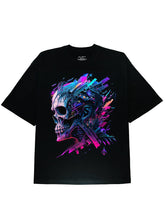 Fashionable and Comfortable Skeleton Graphic Black Tee Shirt for Men - 100% Cotton DTG Printing - DIAI