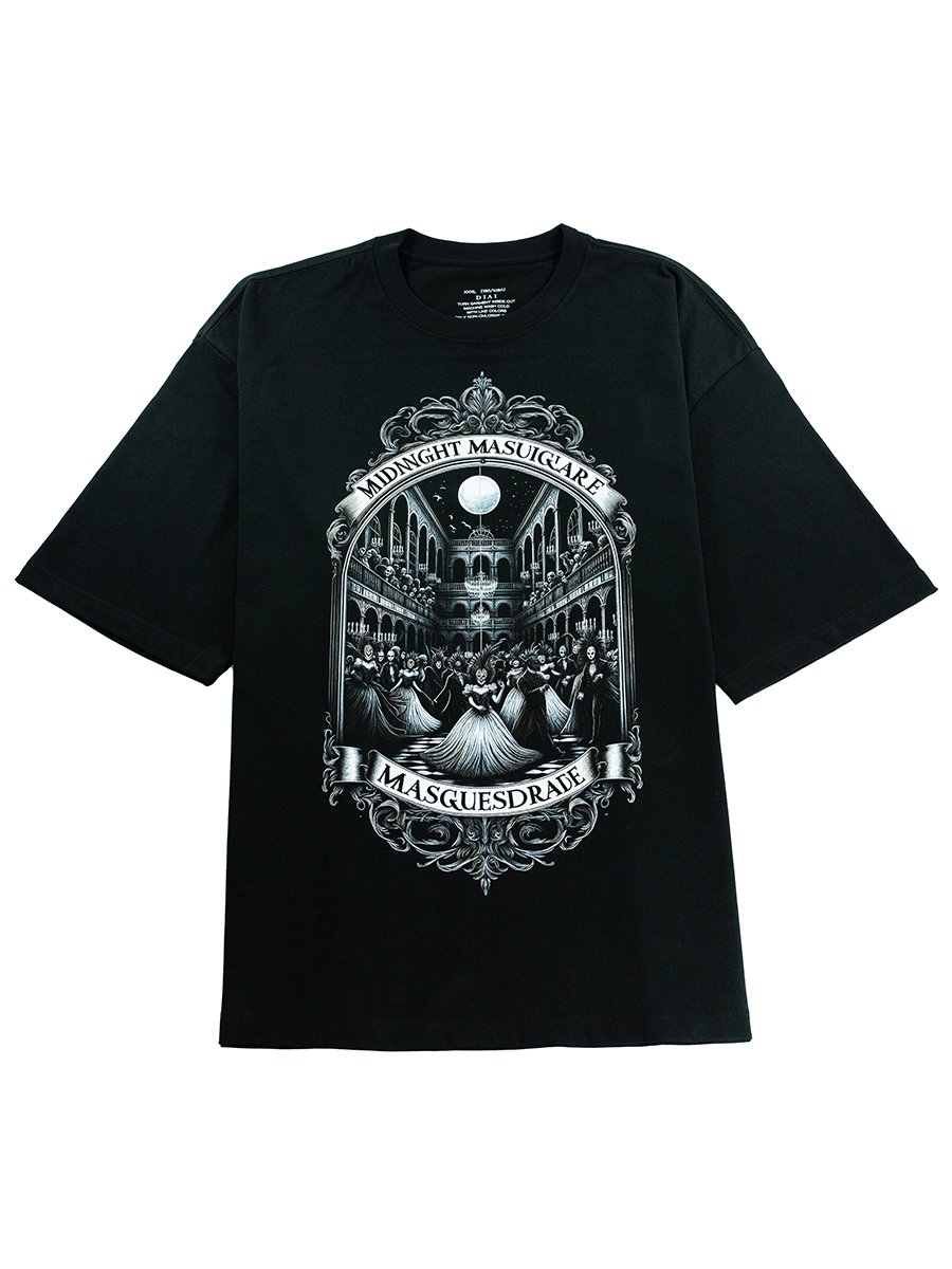 Halloween Graphic Tee for Midnight Masuigare with DTG printing - DIAI