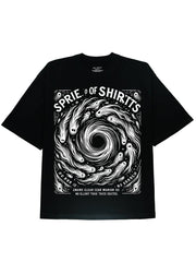 Horroric Spirits Storm Graphic Black Tee - DIAI