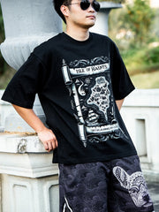 Isle of Haunt horroric Graphic Tee for Halloween - DIAI