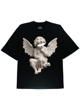 Little Angel Wearable Artistry in Statue-Inspired Graphic Tees - DIAI