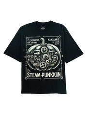 Pumpkin Steam Machine Graphic Tee with DTG Printing - DIAI