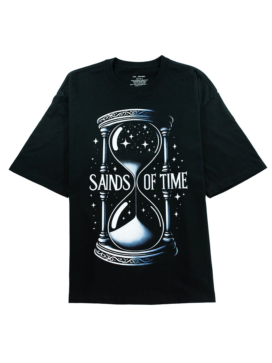 Sand of Time Halloween Graphic Tee with DTG Printing - DIAI
