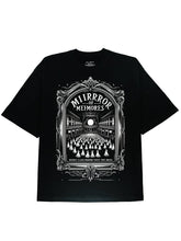 The Mirror Graphic Black Tee Shirt for Horror Night - DIAI